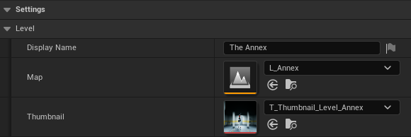 The three fields of DA_Level_Annex: The Annex, L_Annex and its picture.