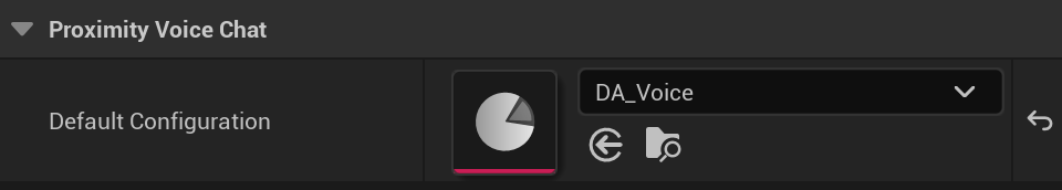 Default Configuration set to DA_Voice in the Class Defaults.